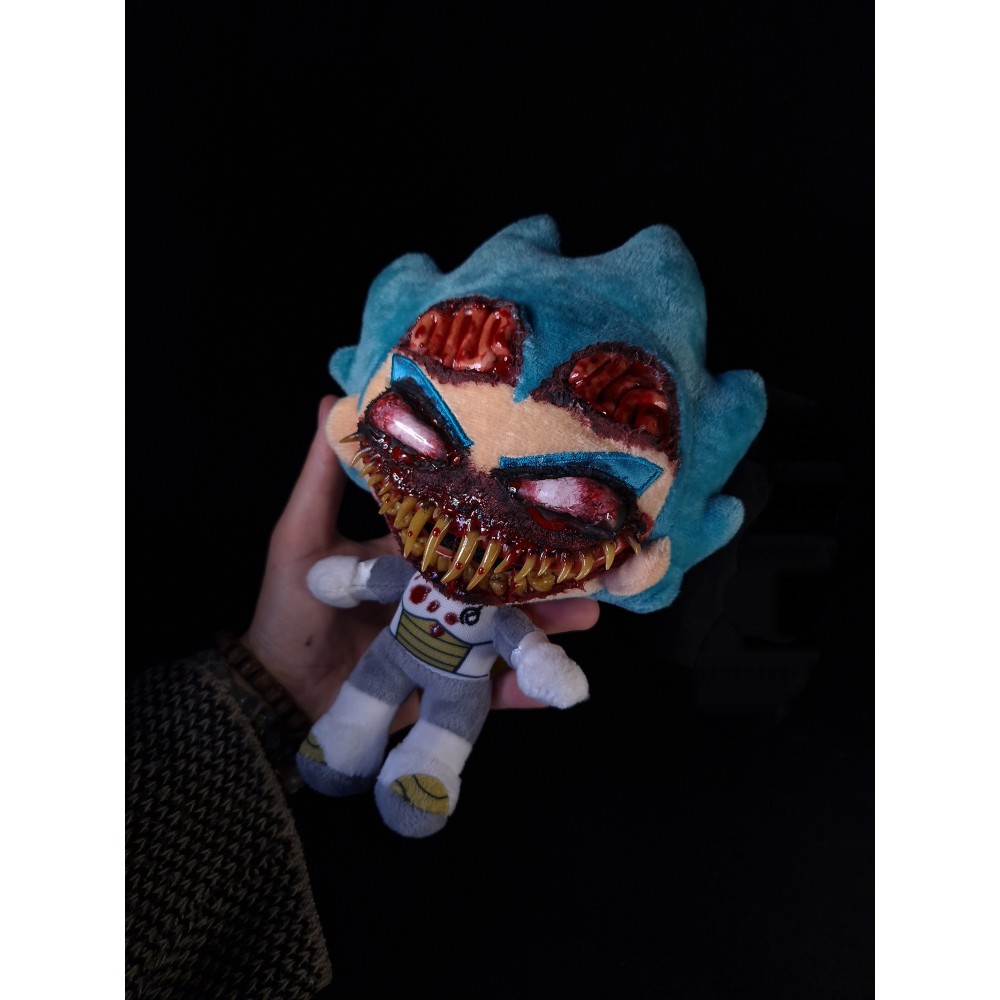 Saritasangerart Dragon Ball - Super Saiyan God SSGSS horror dreadly Plüschtier - Blau